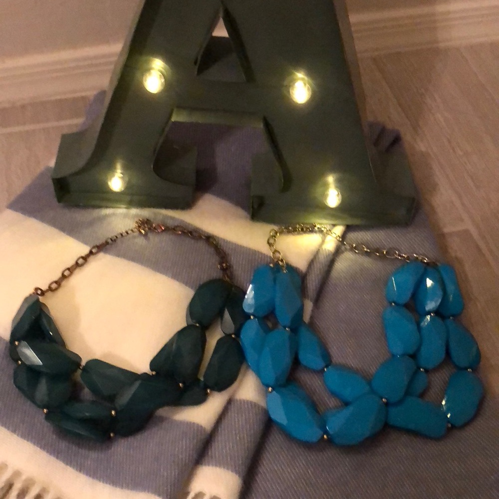 Lot of statement necklaces